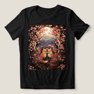 Füchse im Mondlicht Tri-Blend Shirt