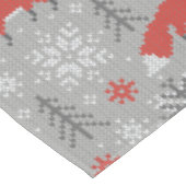 Füchse im Winterwald skandinavische Weihnachten Tischdecke (Schrägansicht)