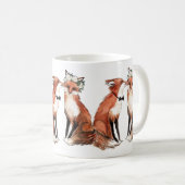 Füchse in der Liebe, Fox-Hochzeit Kaffeetasse (VorderseiteRechts)