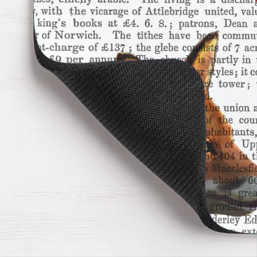 Füchse in der Liebe Mousepad (Ecke)