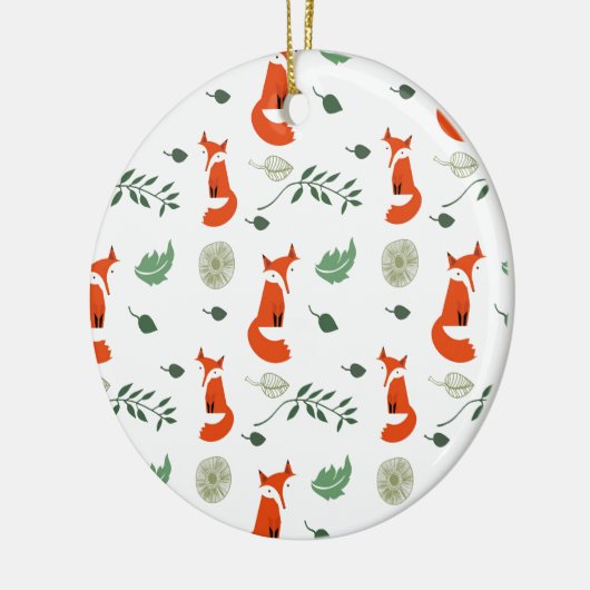 Füchse Keramikornament (Links)