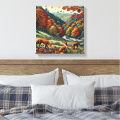 Füchse Leinwanddruck (Insitu (Schlafzimmer))