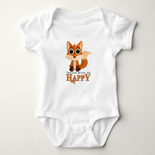 Füchse machen mich glücklich baby strampler