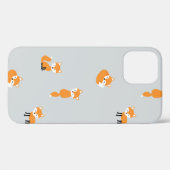 Füchse - nahtloses Muster Case-Mate iPhone Hülle (Rückseite (Horizontal))