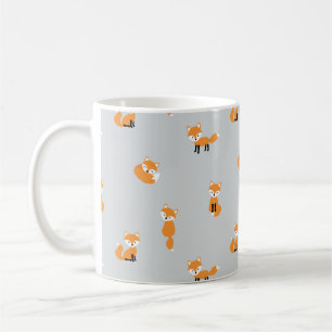 Füchse - nahtloses Muster Kaffeetasse