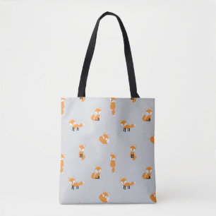 Füchse - nahtloses Muster Tasche