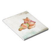 Füchse Notizblock (angewinkelt)