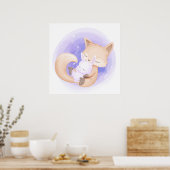 Füchse Poster (Küche)