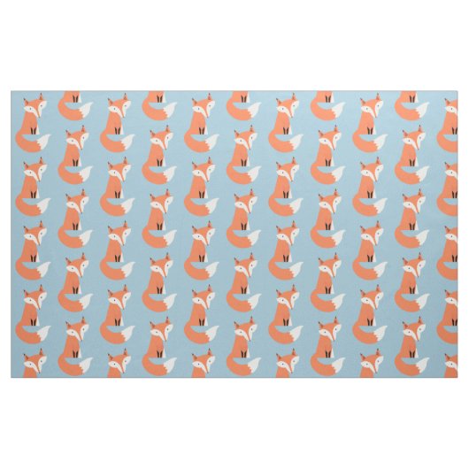 Füchse Stoff (Fat Quarter (45,7 x 55,9 cm))