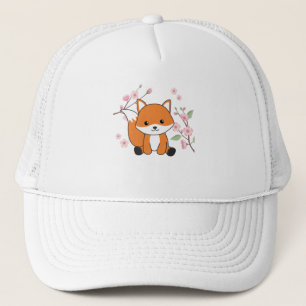 Füchse Süßvieh für Kawaii-Füchse Truckerkappe
