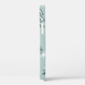 Füchse, Tannen, Schnee, handgezeichnet. Farbnaht Case-Mate iPhone Hülle (Rückseite / Rechts)