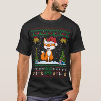 Füchse Tiere Lover Xmas Geschenk Ugly Fox Weihnach T-Shirt
