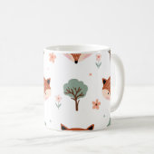 Füchse und Bäume: Childisch Kaffeetasse (VorderseiteRechts)
