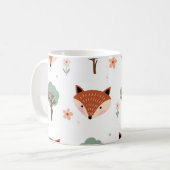 Füchse und Bäume: Childisch Kaffeetasse (Vorderseite Links)