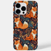 Füchse und Blattmuster Case-Mate iPhone Hülle (Rückseite)