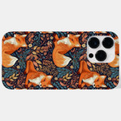 Füchse und Blattmuster Case-Mate iPhone Hülle (Rückseite (Horizontal))