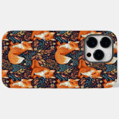 Füchse und Blattmuster Case-Mate iPhone Hülle (Rückseite (Horizontal))
