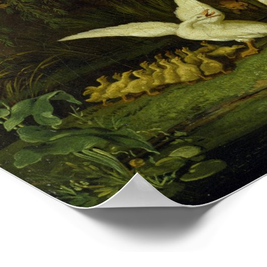 Füchse und Gänse Poster (Ecke)