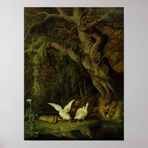 Füchse und Gänse Poster