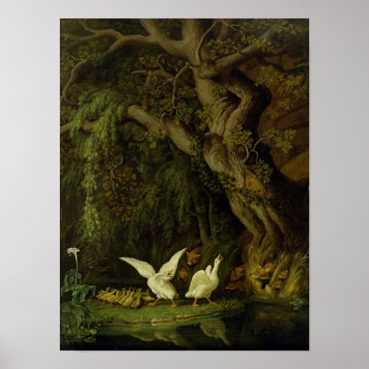 Füchse und Gänse Poster (Vorne)