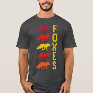Füchse Vintag T-Shirt