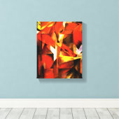 Füchse von Franz Marc Fine Art Leinwand (Insitu (Holzboden))