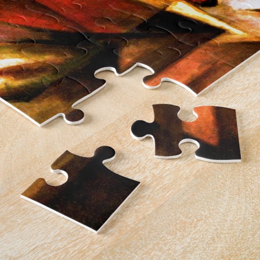 Füchse von Franz Marc Fine Art Puzzle (Seite)