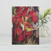 Füchse von Franz Marc, Vintage Abstrakte kubistisc (Stehend Vorderseite)