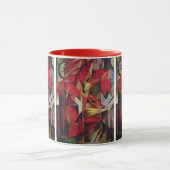 Füchse von Franz Marc, Vintage Abstrakte kubistisc Tasse (Zentrum)