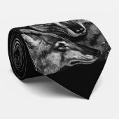 Füchse/Wölfe/Kojoten? Krawatte (Gerollt)