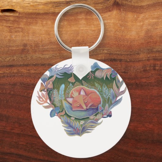 Fuchserden-Tag Schlüsselanhänger (Rückseite)