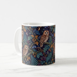 Fuchseulen mit Eichenblättern und Halbmonden Kaffeetasse
