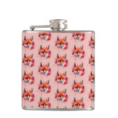 Fuchsflasche Flachmann (Vorderseite)