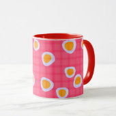 Fuchsflecken auf einem rosa Korallenboden Tasse (VorderseiteRechts)