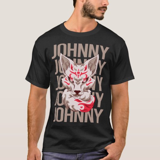 Fuchsgesicht - Johnny Name T-Shirt (Vorderseite)