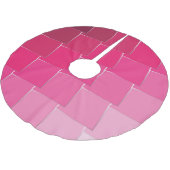 Fuchsia 11 polyester weihnachtsbaumdecke (Schrägansicht)