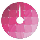 Fuchsia 11 polyester weihnachtsbaumdecke (Vorderseite)