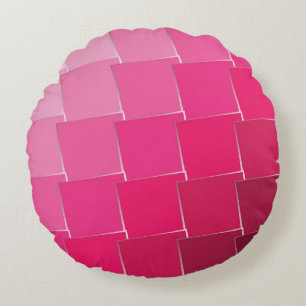 Fuchsia 11 rundes kissen