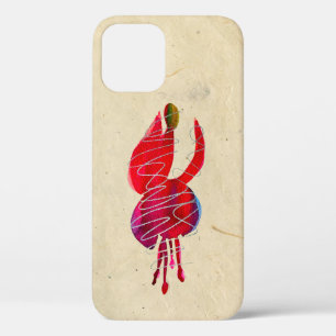 Fuchsia abstrakte Aquarellblüte Case-Mate iPhone Hülle
