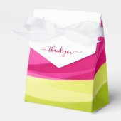 Fuchsia and Lime Green Favor Boxes Geschenkschachtel (Vorderseite)
