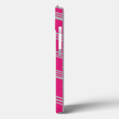 Fuchsia Art Deco Case-Mate iPhone Hülle (Rückseite / Links)