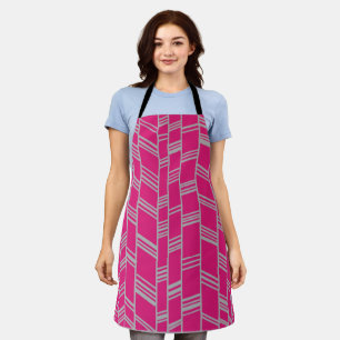 Fuchsia Art Deco Schürze