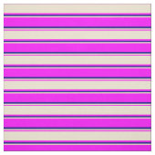 Fuchsia, Beige und blaues, farbiges Muster Stoff (Muster)