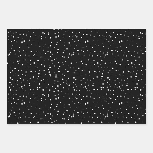 Fuchsia & Black Monogram Geschenkpapier Set (Vorderseite 2)