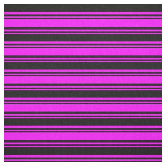Fuchsia & Black Pattern Stoff (Muster)