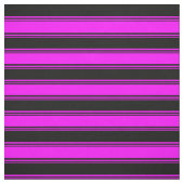 Fuchsia & Black Streifen Stoff (Muster)