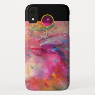 FUCHSIA BLAUE ABSTRAKT Pink Amethyst Gemstone Case-Mate iPhone Hülle