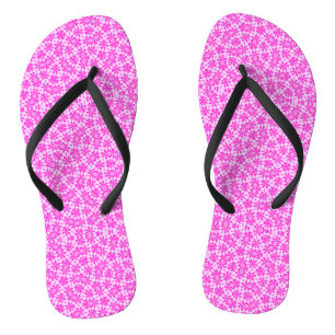Fuchsia-Blume Badesandalen