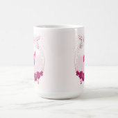 Fuchsia-Blume botanisch Kaffeetasse (Mittel)