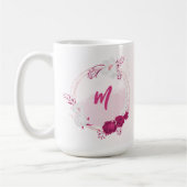 Fuchsia-Blume botanisch Kaffeetasse (Links)